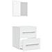 Mobile Da Bagno Con Specchio Bianco 41x38,5x48 Cm - Foto miniatura 4