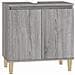 Mobile Lavabo Grigio Sonoma 58x33x60 Cm In Legno Multistrato - Foto miniatura 2