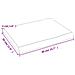 Piano Bagno Marrone Scuro 40x30x (2-4) cm Legno Massello Trattato - Foto miniatura 3