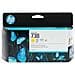 738 130-ml Yellow DesignJet Ink Cartridge - Foto miniatura 1