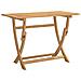 Tavolo Da Giardino Pieghevole 110x55x75cm Legno Massello Acacia - Foto miniatura 1