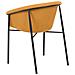 Set Di 2 Sedie Da Pranzo Tessuto Arancione Ames - Foto miniatura 2