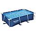56403 / 23 piscina fuori terra Piscina con bordi Piscina rettangolare 2300 L Blu - Foto miniatura 1