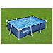 56403 / 23 piscina fuori terra Piscina con bordi Piscina rettangolare 2300 L Blu - Foto miniatura 11