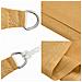 Vela Parasole 160 G /m² Rettangolare Sabbia 2x4 M In Hdpe - Foto miniatura 2