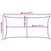Vela Parasole 160 G /m² Rettangolare Sabbia 2x4 M In Hdpe - Foto miniatura 7