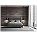 Letto Contenitore Imbottito 140x200 Microfibra Grigio Agueda - Foto miniatura 2