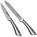 Set 2 Coltelli da Cucina Coltello con Lama Seghettata e Liscia in Acciaio Inox - Foto miniatura 4