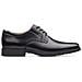 Uomo Tilden Plain Nero In Pelle Mezza Scarpa Elegante 39,5 - Foto miniatura 1