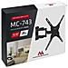 MC-743 Supporto TV a parete 127 cm (50") Nero - Foto miniatura 3