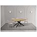 Tavolo allungabile 80x140/224 cm Karida quercia natura gambe antracite - Foto miniatura 2