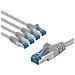 67515 cavo di rete Blu, Grigio 1 m Cat6a S /FTP (S-STP) - Foto miniatura 1