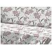 Telo Arredo Granfoulard Copritutto Salvadivano 100% Cotone Dis. Magnolia Matrimoniale Rosa - Foto miniatura 2