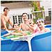 Piscina Fuori Terra - Rettangolo - 260x160x65 Cm - Blu - Include Accessori Coordinati Cb77 - Foto miniatura 2