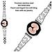 Cinturino Per Samsung Galaxy Watch 4/5/6 Silver - Foto miniatura 2