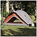 Tenda da Campeggio 1 Persona Grigio e Arancione Impermeabile - Foto miniatura 3