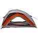 Tenda da Campeggio 1 Persona Grigio e Arancione Impermeabile - Foto miniatura 4