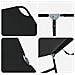 Lettino Prendisole 2 pcs Portatile Nero Tessuto Oxford 600D - Foto miniatura 8