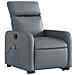 Poltrona Alzapersona Elettrica Reclinabile Grigio in Similpelle - Foto miniatura 3