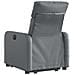 Poltrona Alzapersona Elettrica Reclinabile Grigio in Similpelle - Foto miniatura 4