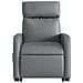 Poltrona Alzapersona Elettrica Reclinabile Grigio in Similpelle - Foto miniatura 8