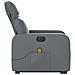 Poltrona Alzapersona Elettrica Reclinabile Grigio in Similpelle - Foto miniatura 9