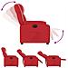 Poltrona Reclinabile Elettrica Rossa in Similpelle - Foto miniatura 7