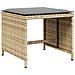 Set Pranzo da Giardino 17 pz con Cuscini Beige Misto Polyrattan - Foto miniatura 6