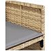 Set Pranzo da Giardino 17 pz con Cuscini Beige Misto Polyrattan - Foto miniatura 9