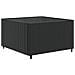 Set Salotto da Giardino con Cuscini 7pz Nero Polyrattan - Foto miniatura 4