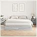 Struttura Letto con Contenitore Grigio Sonoma 200x200 cm - Foto miniatura 5