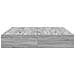 Struttura Letto con Contenitore Grigio Sonoma 200x200 cm - Foto miniatura 6