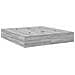 Struttura Letto con Contenitore Grigio Sonoma 200x200 cm - Foto miniatura 8