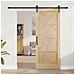 Porta Scorrevole con Set di Hardware 'ORKDAL'in Legno Massello di Pino - Foto miniatura 3