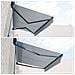 Tenda Saule 3,5 × 3m - Tessuto Grigio E Struttura Grigia - Foto miniatura 3