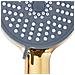 Kit Doccia Con Soffione E Flessibile Suripa 3 Funzioni Oro - Foto miniatura 6