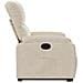 Poltrona Alzapersona Reclinabile Beige in Tessuto Microfibra - Foto miniatura 9