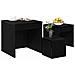 Tavolini da salotto 3 pcs Rovere nero 45 x 45 x 45 cm - Foto miniatura 3