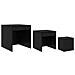 Tavolini da salotto 3 pcs Rovere nero 45 x 45 x 45 cm - Foto miniatura 4