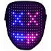 Maschera Led Ricaricabile Usb Con Sensore Di Gesti - Maschera Per Feste Di Halloween - Foto miniatura 1