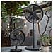 Ventilatore Da Tavolo Nero Da 35 W, 33,5 Cm, 3 Velocità - Dom488 - Foto miniatura 3