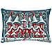 Federa Cuscino Arredo Casa Fodera Tessuto Cinigliato Fantasie Natalizie Made Italy 40x60 Chateaux Noel - Foto miniatura 1