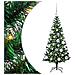 Albero di Natale artificiale con luci integrate Verde 120 cm - Foto miniatura 1