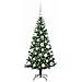 Albero di Natale artificiale con luci integrate Verde 120 cm - Foto miniatura 3