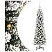 Albero di Natale artificiale con 150 LED Bianco 150 cm - Foto miniatura 1