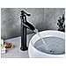 Rubinetto per lavabo da bagno, Blackswan, tipo M55, modello nero anticato, misura 35,5 cm - Foto miniatura 2