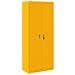 Armadio Giallo senape 80 x 40 x 200 cm Acciaio - Foto miniatura 1