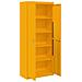 Armadio Giallo senape 80 x 40 x 200 cm Acciaio - Foto miniatura 5