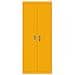 Armadio Giallo senape 80 x 40 x 200 cm Acciaio - Foto miniatura 6
