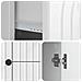 Mobile TV Bianco Lucido 89 x 34,5 x 60 cm Legno ingegnerizzato - Foto miniatura 7